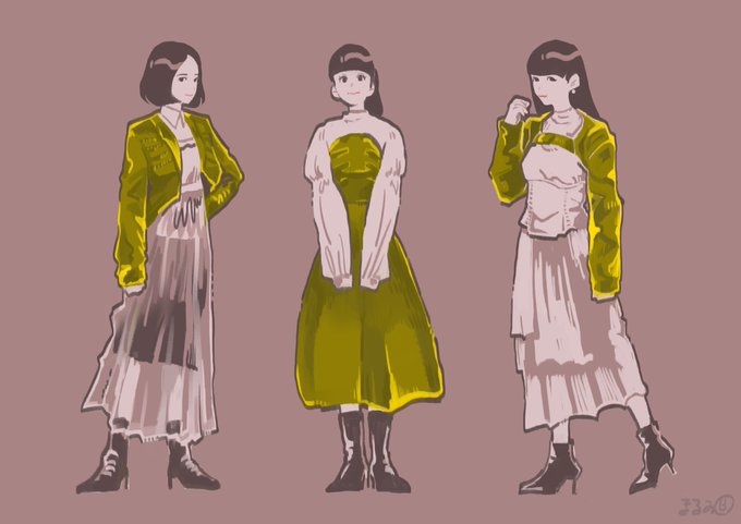 「green jacket multiple girls」 illustration images(Oldest)
