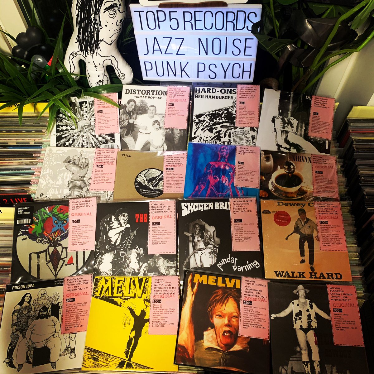 thefiltharchive's tweet photo. A lovely lot of 7”s in store now!
https://t.co/LgS516DVPa
#melvins #nirvana #dylancarlson #thecoral #skogenbrinner #gnarlsbarkley #deweycox #deepwound #mybrotherthewind #records #vinyl #LPs #45s #33rpm #45rpm #vinyljunkie #vinylcommunity #vinylcollector #recordcollector https://t.co/8P1qDQpAG9