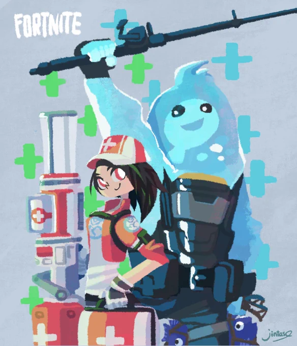 僕たち衛生兵⛑?
We are  medics
#Fortnite 