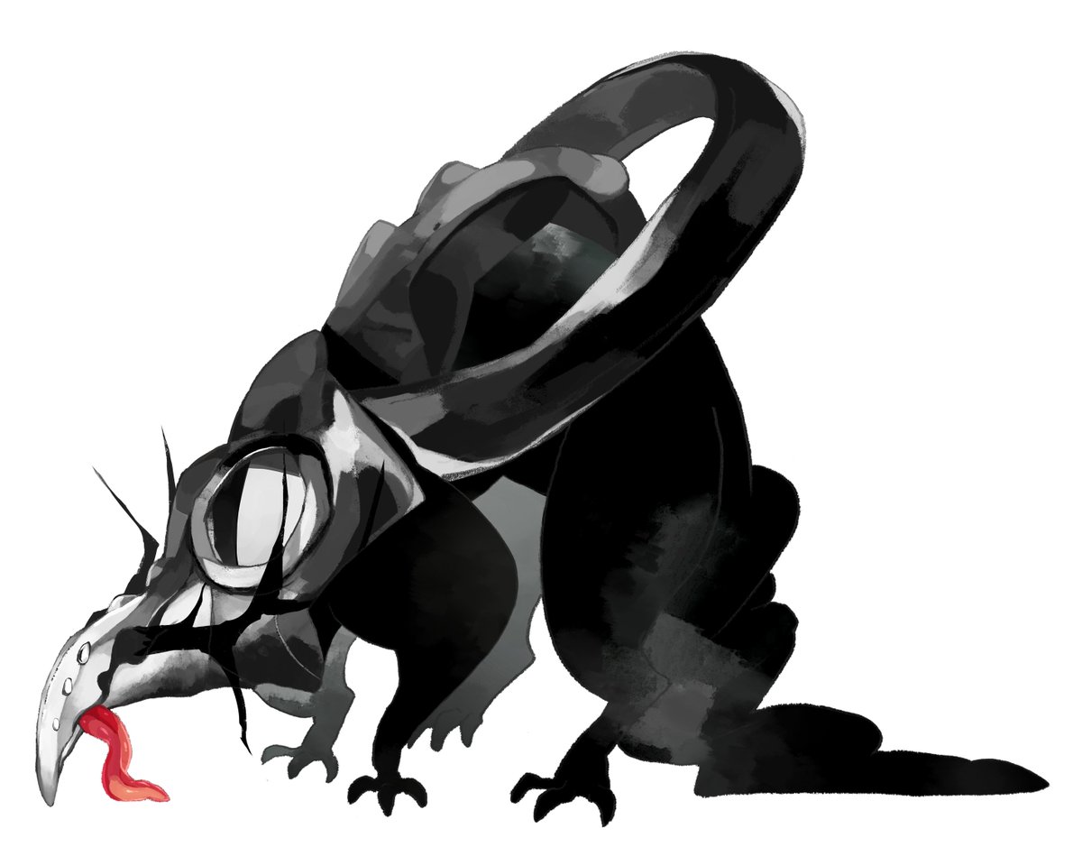 no humans tongue pokemon (creature) white background spot color solo simple background  illustration images