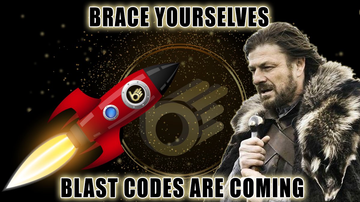 BravoCoin's tweet photo. ⚔️ BRACE YOURSELVES⚔️
💥🔥🚀 #BLASTCODES ARE COMING 💥🔥🚀
$bravo #blockchain #bitcoin #ethereum #steemit #btc $btc #crypto #cryptocurrencies #cryptotwitter #altcoin #altcoins #earn #cryptocurrency #litecoin #ltc #dgb #digibyte #xrp #TRON $trx #eos $eos #BNB #DigiByte #eth $eth https://t.co/ObfeT9l6Ff