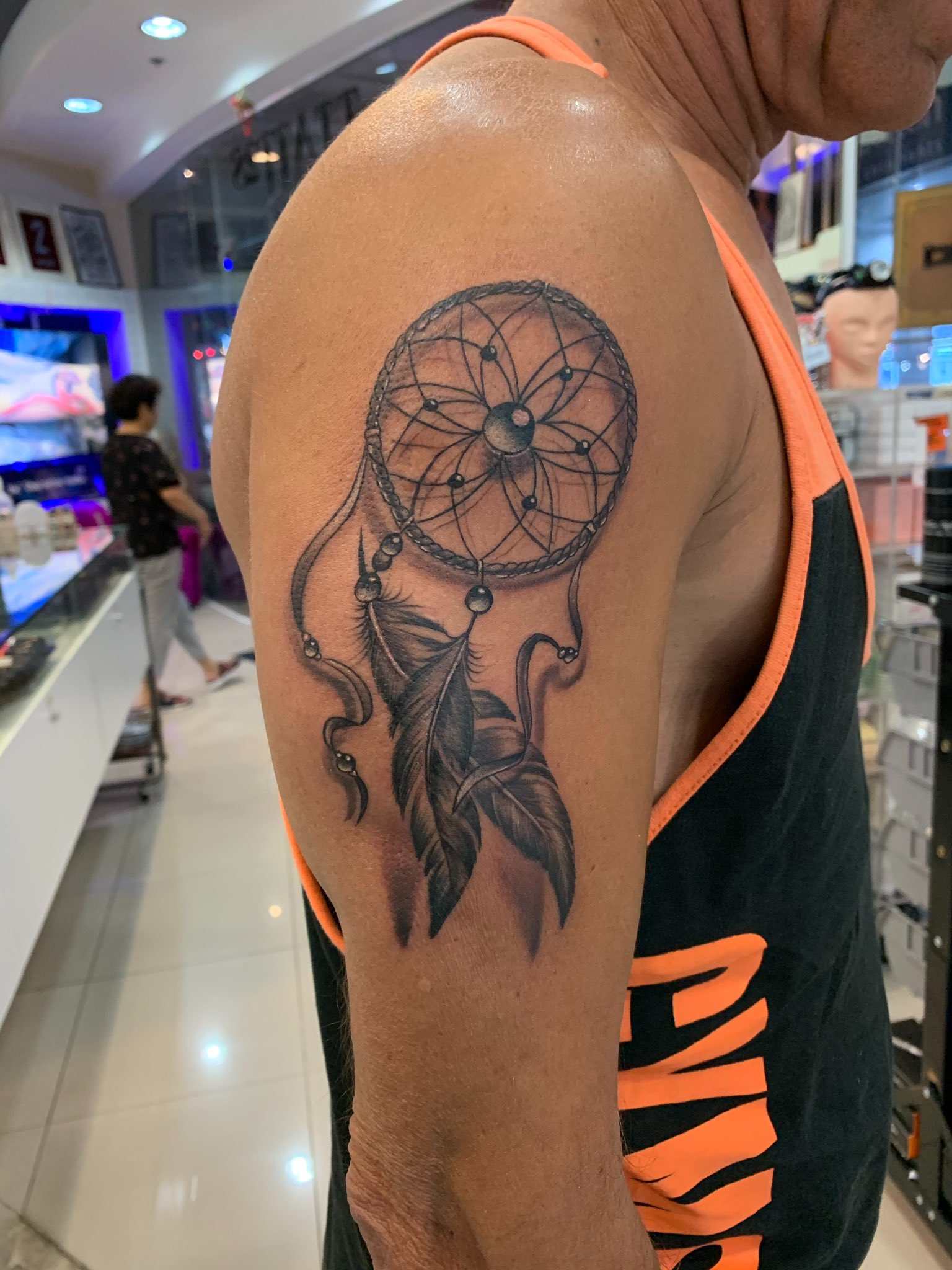by TTATT2S on Twitter: "Dream catcher tattoo by TTATT2S(Thaitattoostudio&amp;supply)@StudioPattaya make good tattoo at pattaya https://t.co/5CjdR8YXrX" / Twitter