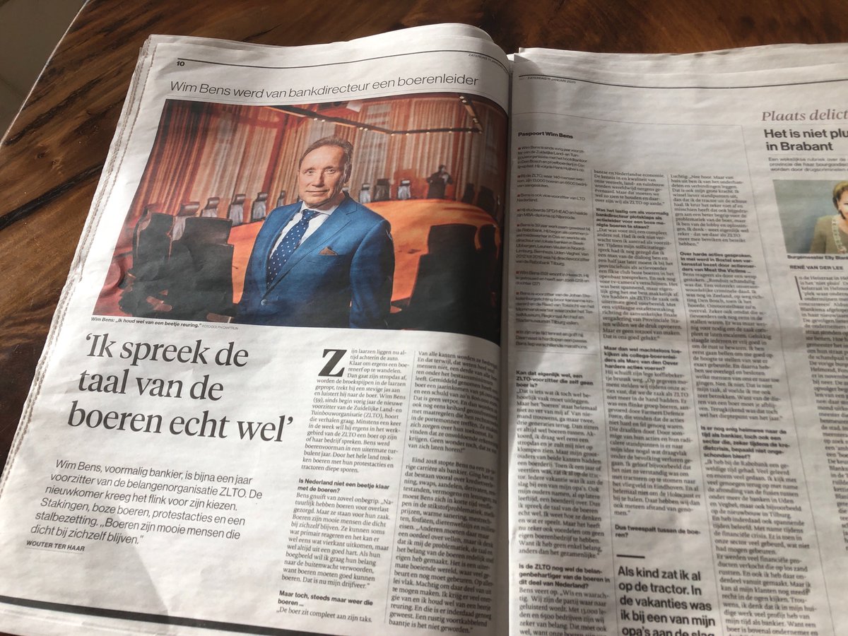 Mooi stuk@wimbens, we moeten enorm trots zijn op onze boeren, we komen er allemaal vandaan, trots op je