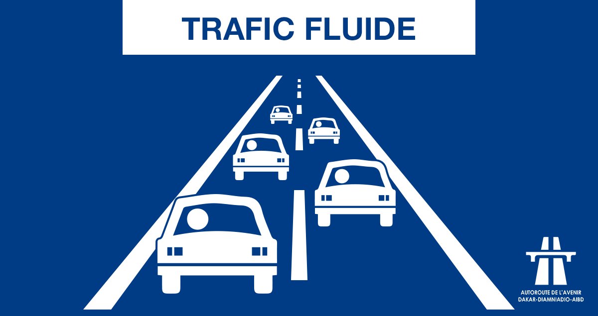 autorouteavenir's tweet photo. [11 janvier 2020 | 11:21] Retour à la normale ✅
Les conditions de circulation sur l'#Autoroute dans les 2 sens sont revenues à la normale 🚙🚛🚌. 
Merci de votre compréhension et de votre fidélité.
#SécuritéRoutière #SenacSa #alertetraficADDA #Senegal #Dkaeroport. https://t.co/ch9ZrSg4bz