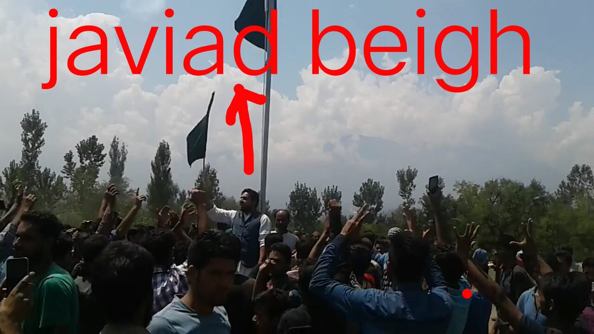 Javid Beigh  is a #political turncoat who switched his #loyalties from #NC to #AIP to #Separatism to suit his own #interests. Photographs tagged are the #proof showing his involvement in #anti-national activities including #vandalism, mob violence and street agitations.