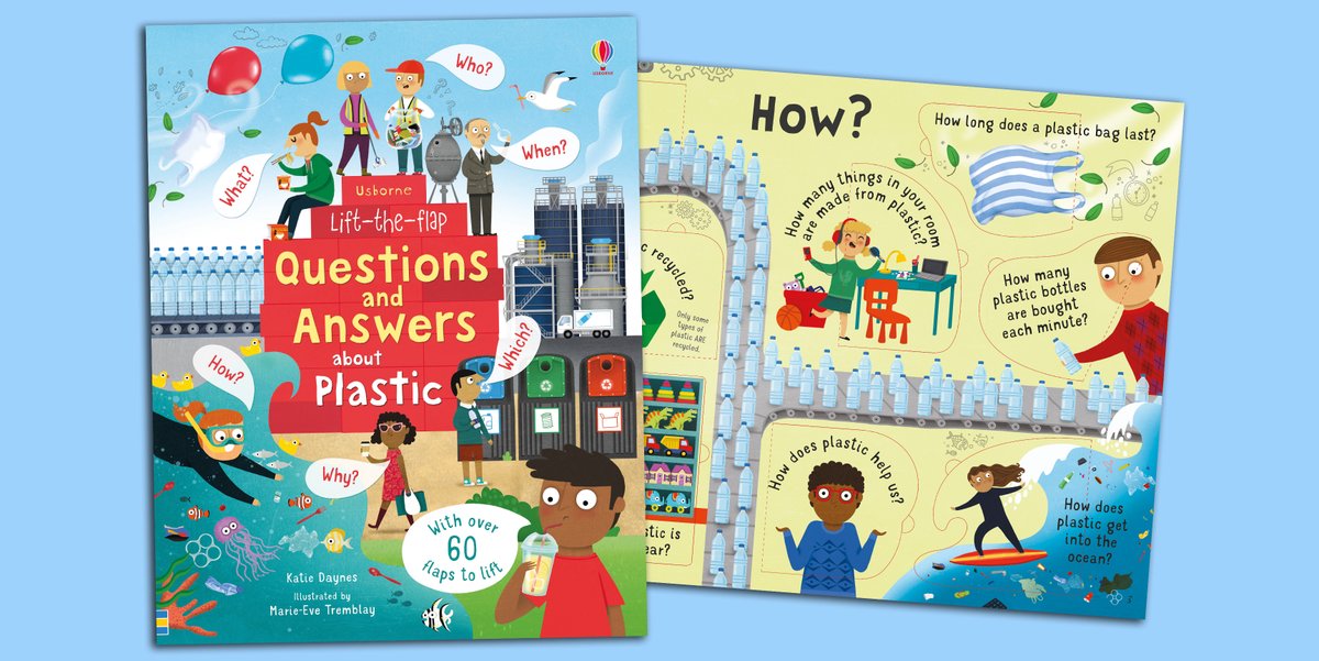 Why is there so much plastic in the world? What's the problem and how can we solve it? With over 60 flaps to lift, this friendly title introduces children to one of the most pressing topics of our time - and inspires them to be part of the solution! #BookoftheWeekend 🌍