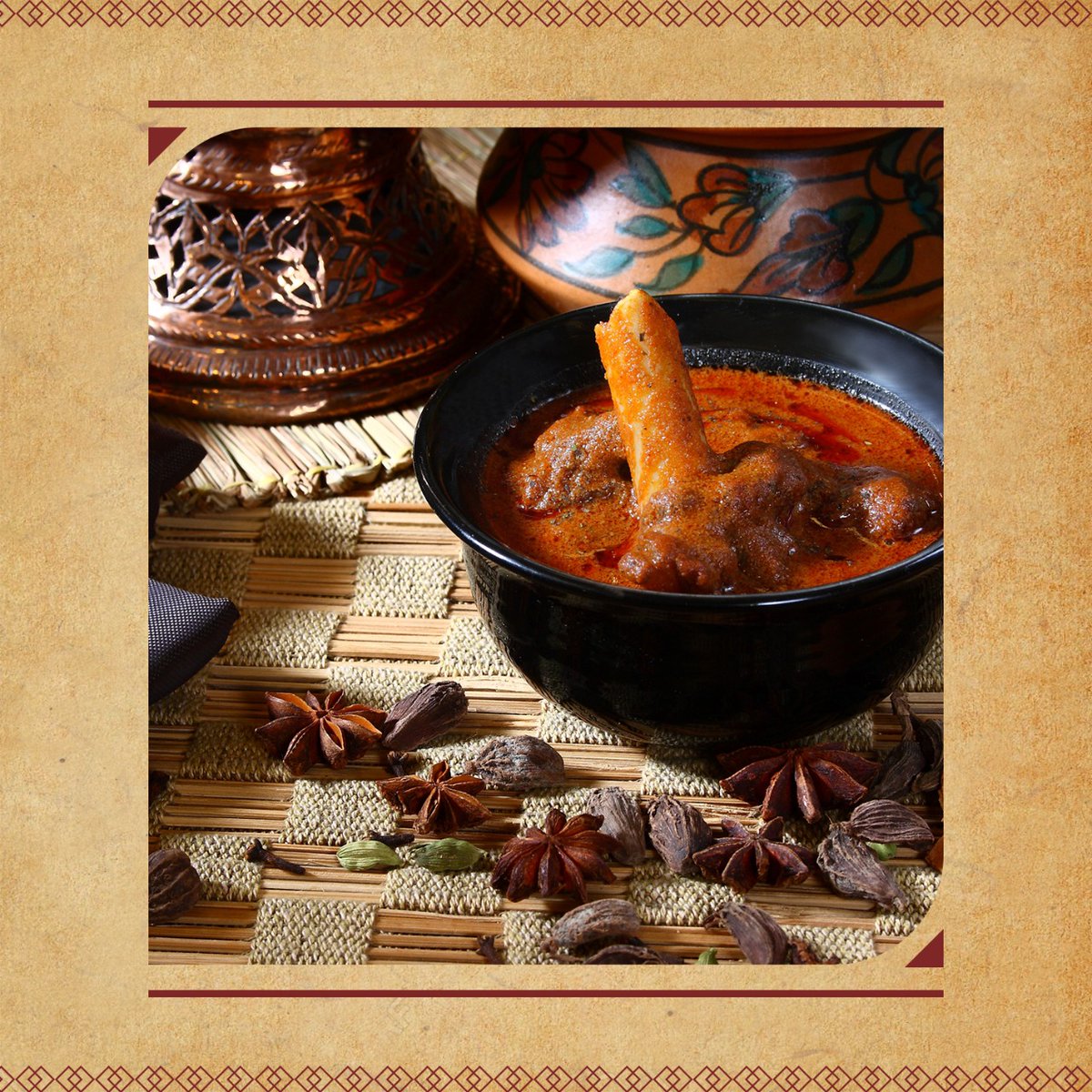 chor_bizarre's tweet photo. #Kashmiri cravings? Try our authentic Rogan Josh at #ChorBizarre #Delhi https://t.co/bbh3MmFYOu