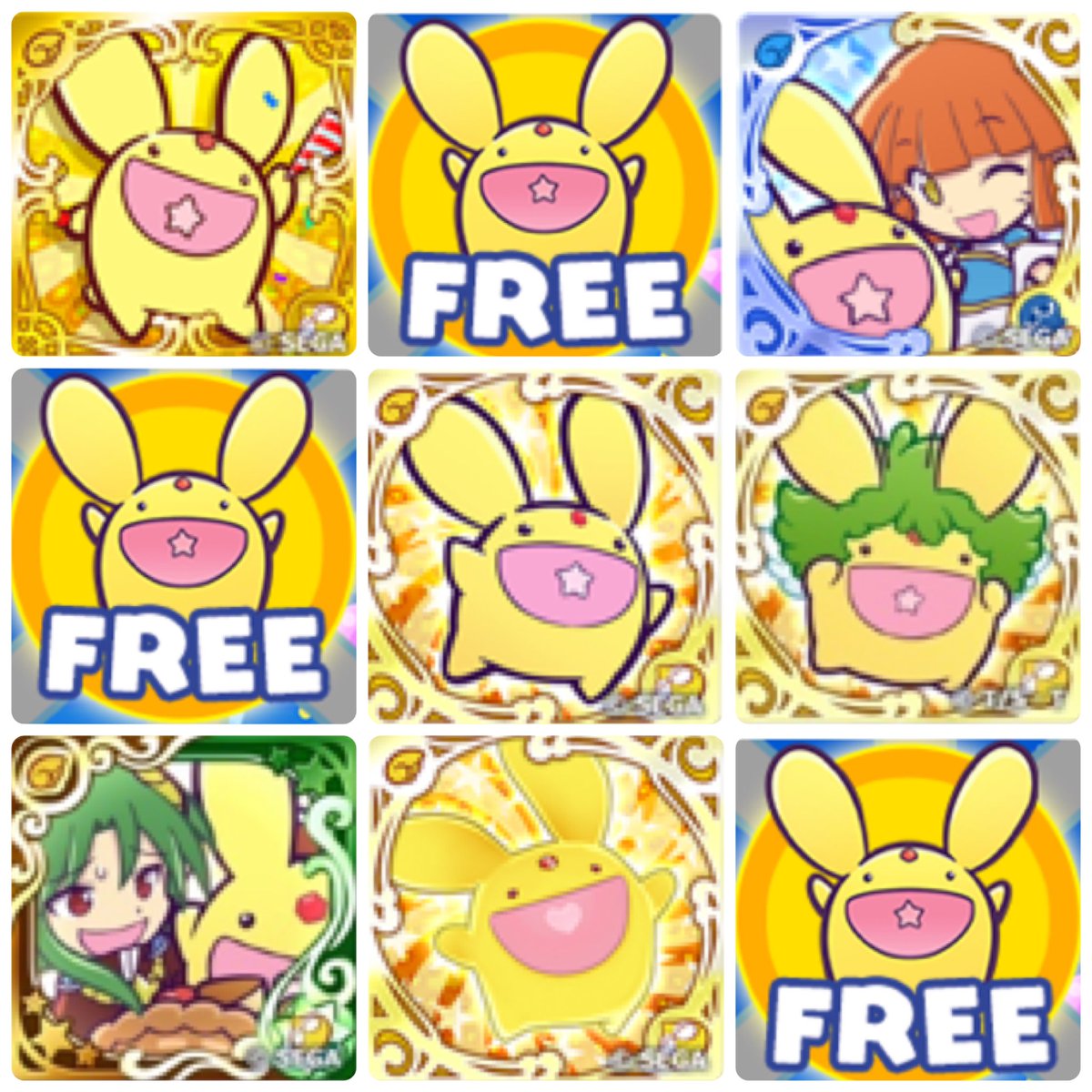 ゆら ぷよクエ ぷよクエビンゴ カーバンクルver 今回はfreeが3つ ビンゴしやすいよ 1周年ver ぐー アルカー ぐーぐ カーバンクル ぐぐー ガッチャンver ぐっぐー サタカー ぐぐっぐー ぷよクロver ぐーぐぐ エドver ぐーぐぐーぐ