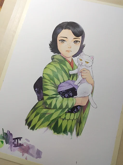 あけましておめでとうございます。
昨年もお世話になりました。
ツイッターで頂くご感想には、全てにお返事できませんでしたが、嬉しく読ませて頂いてます。感謝の気持ちを込めて【つれづれ花譚】よりクマと猫を描きました。
マイペースな活動ですが、本年もどうぞ宜しくお願いします。 