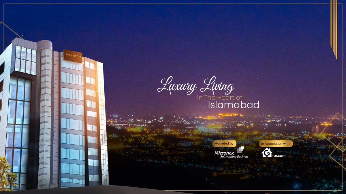 jasontowersisb's tweet photo. For Booking Contact: 0317 7900179
2&3 Bed Apartments
-Luxurious Style
-Spacious Bedrooms
-Furnished & Unfurnished Options
#JasonTower #ANewLifeStyle #Islamabad #LuxuryApartments #RealEstate https://t.co/DK0Aw08AQB