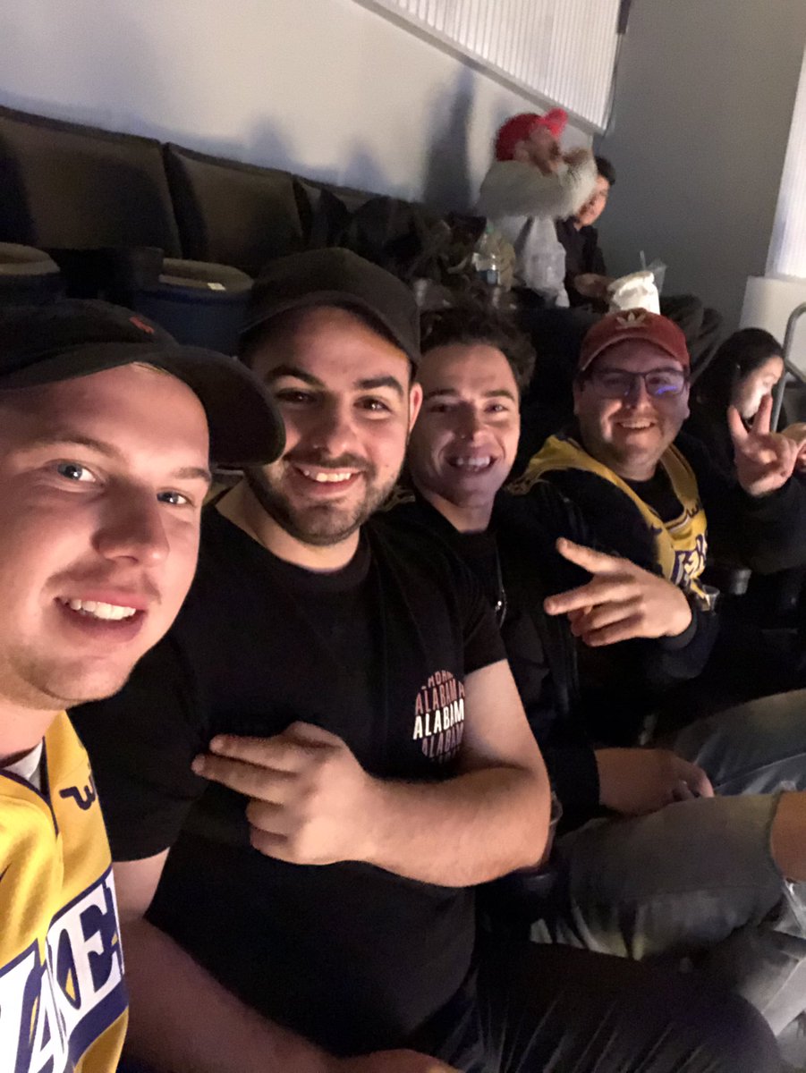 Out here watching <a href="/KingJames/">LeBron James</a> #lakeshowlive