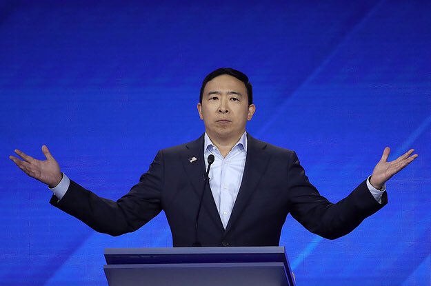 POTUS_2020_'s tweet photo. “Wild Card”

The *least* statistically predictable candidate, according to our data, is:

Andrew Yang https://t.co/K8a2PkNFEc