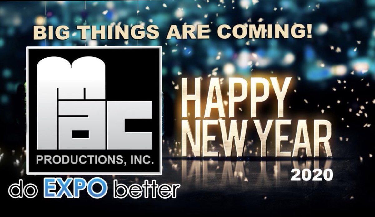 DoExpoBetter's tweet photo. Big things are coming for MAC Productions this year! 
We will be launching this month, our MAC Exposition website and social media that is designed specifically for our trade show customers and guest. MAC Productions Exposition Division will be easier to find! https://t.co/iqrYSuBLay