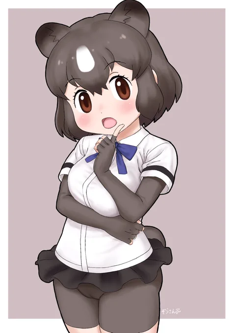 #けものフレンズ 
過去絵
ヒグマさん❣️ 