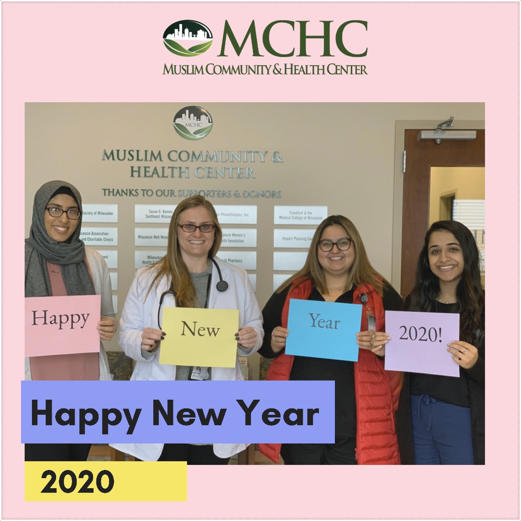 Happy New Year from all of us at MCHC. Pictured is our wonderful Tuesday clinic team.