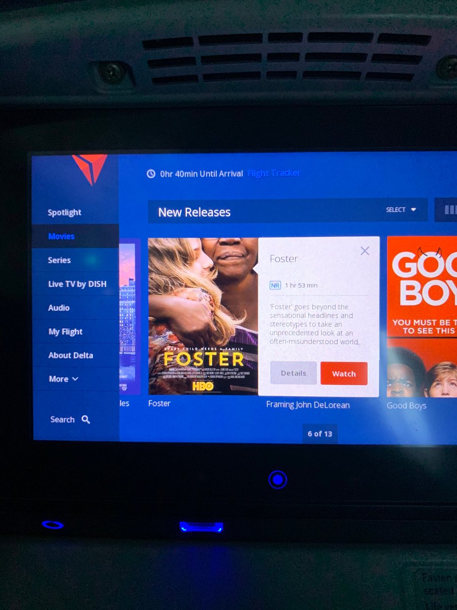 IamJessChandler's tweet photo. Something to check out on your next flight ! I learn and feel something new every time I watch it. #thanksdeltaairlines #fosterdoc @Participant @HBODocs https://t.co/aWLROxUHu9