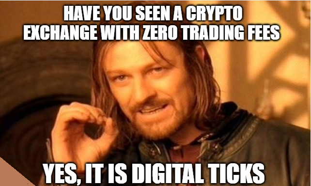 digitalticks's tweet photo. #Digitalticksmemes
Too good to be True ?
Digital Ticks Exchange is offering ZERO trading fees till
31-03-2020
Hurry !!
Register now on https://t.co/uYqj7lc9YY
#Livefree #Tradefree #Notradingfees #DTmembers #Memes #Digitalticksexchange https://t.co/7yzvHof33g