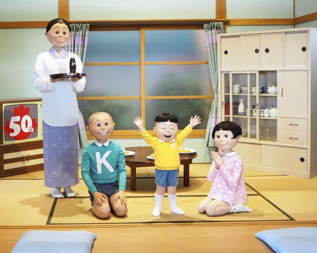 今年も開催されている サザエさん展 The Realで展示されている磯野家の面々が トラウマ 子ども泣いちゃう 級で衝撃 Togetter