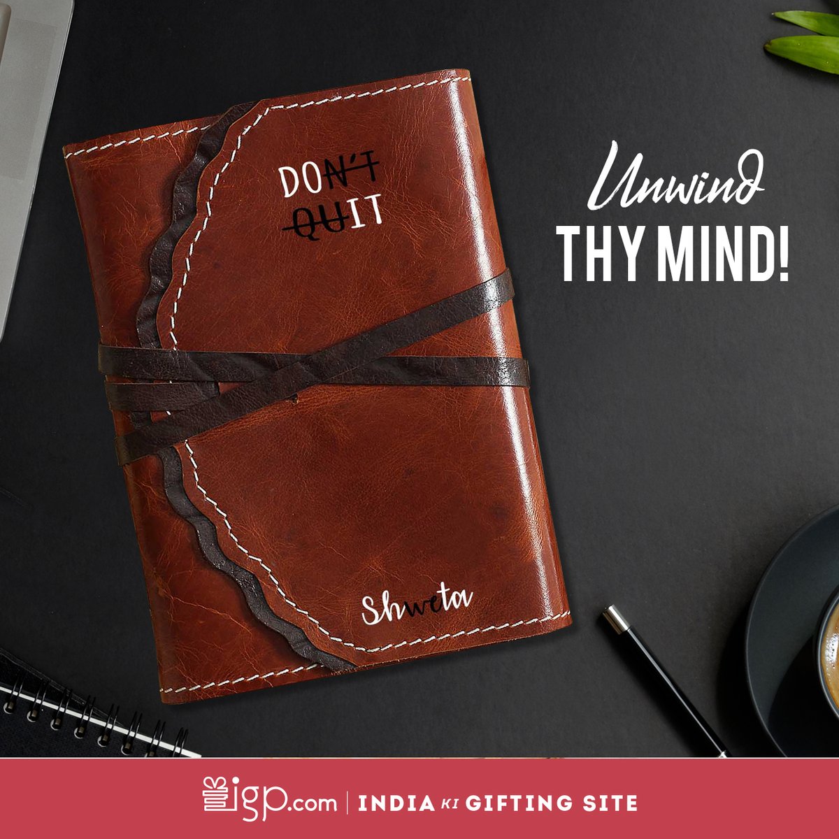 IGPcom's tweet photo. Put thoughts onto paper, transform memories into words; send this classic personalized journal in Dark Brown to the aspiring author you know @ https://t.co/vVSBii0w1t #indiakigiftingsite #newyeargifts #newyeargiftideas #personalizedgifts #NewYear2020 #personalizedjournal https://t.co/HewM8VMIwH