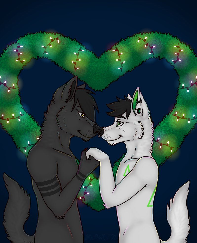 JackTakachArt's tweet photo. Finished the Holiday YCH! https://t.co/iTZtNqJ54T