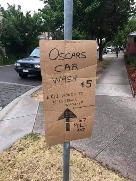 byMikBainbridge's tweet photo. @mattricho0 In yarraville, a young fella doing his bit to help! https://t.co/bjgz70dgIj