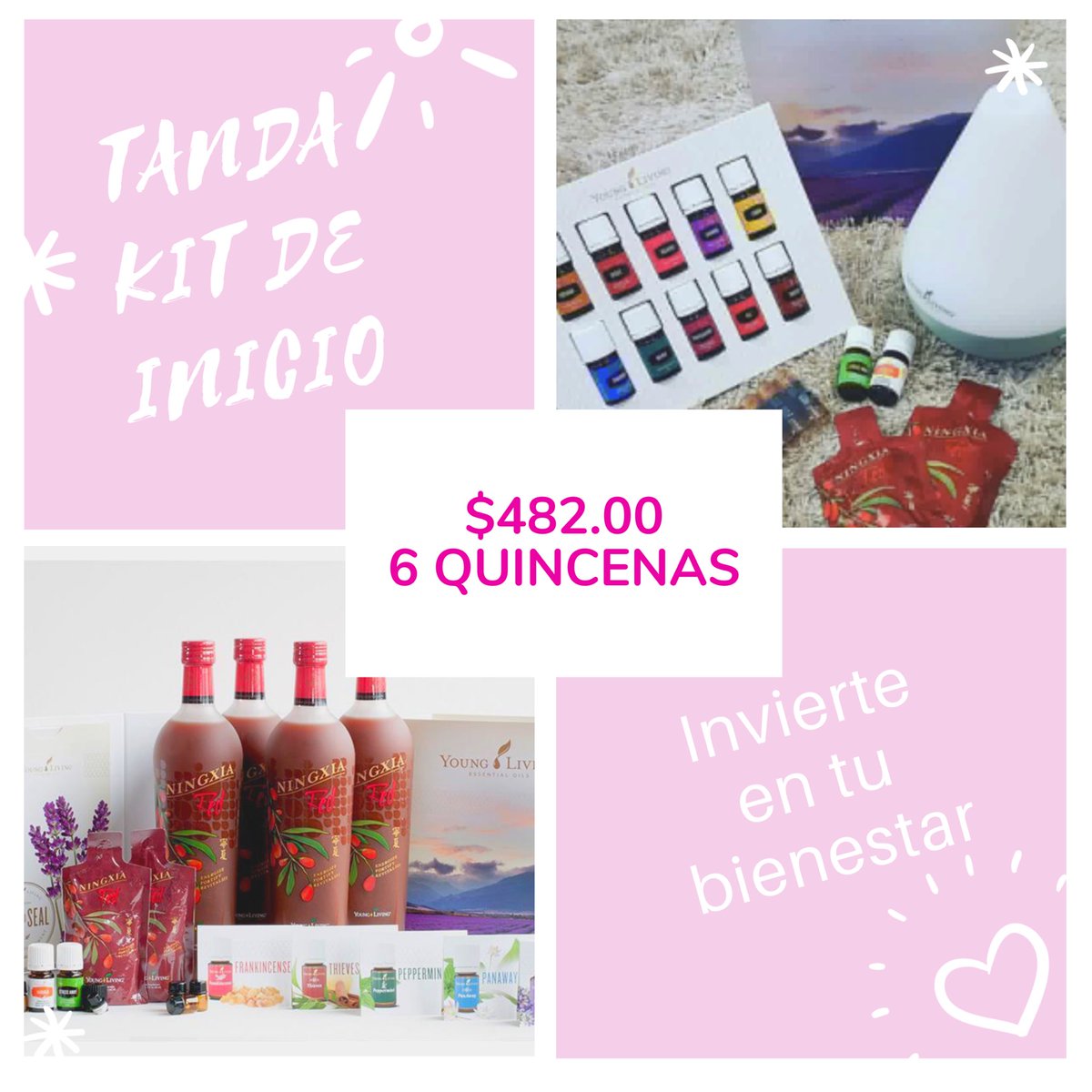 OilycareA's tweet photo. 👊🏻 Ya estás decidid@ a entrar a este maravilloso mundo de bienestar integral⁉️
Anímate a pagar tu kit a plazos sin intereses 😉
Contáctame para cerrar la tanda, quedan pocos lugares 🙋🏻‍♂️🙋🏻‍♀️ #oilycarebyara #aceitesesenciales #Young Living https://t.co/2BpT5W6Tie