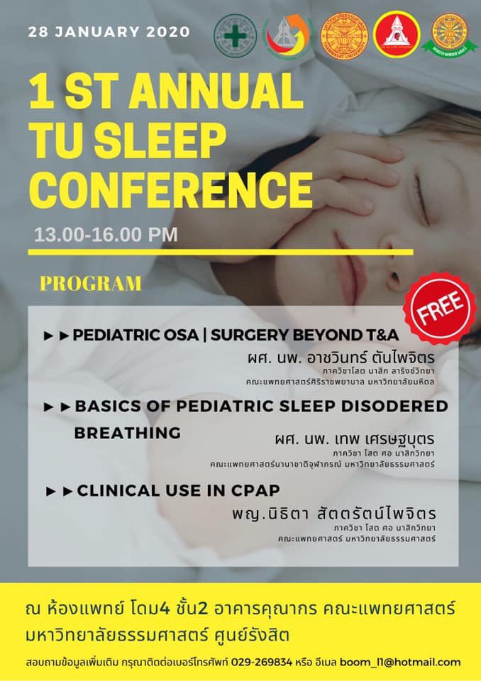 CicmDermatology's tweet photo. Excited to host the first ever TU Sleep Conference with our fellow Faculties. 😴 #CICM #Thammasat #sleepconference #freeregistration #conference
https://t.co/N7Bc2rz40l https://t.co/RI8f6c035E
