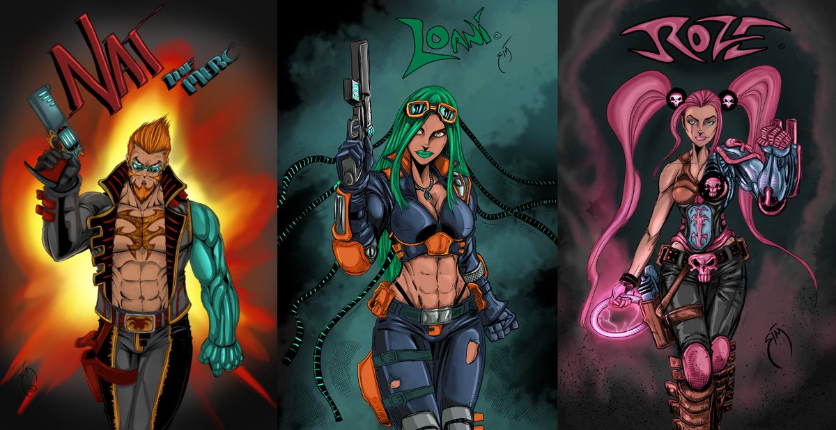 Simon_Pothier's tweet photo. Finishing the last page of the 4 page NAT the MERC intro, tonight for CG JUMPSTART ;) #CG #ComicsGate #Comics #CGJUMPSTART #TheARTofSIM #NATtheMERC #TalesFromTheNatverse #CG2020 https://t.co/VF95SveSa1