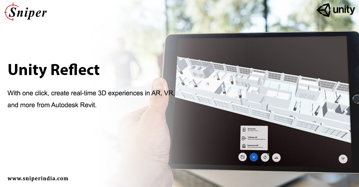 sniperindia's tweet photo. With one click, #Unity_Reflect brings multiple BIM models with all their metadata to real-time 3D and maintains a live link between them. You can also create your own real-time BIM applications. #Sniperindia #Sniper_systems  @unity3d https://t.co/N1ehnWOVPf