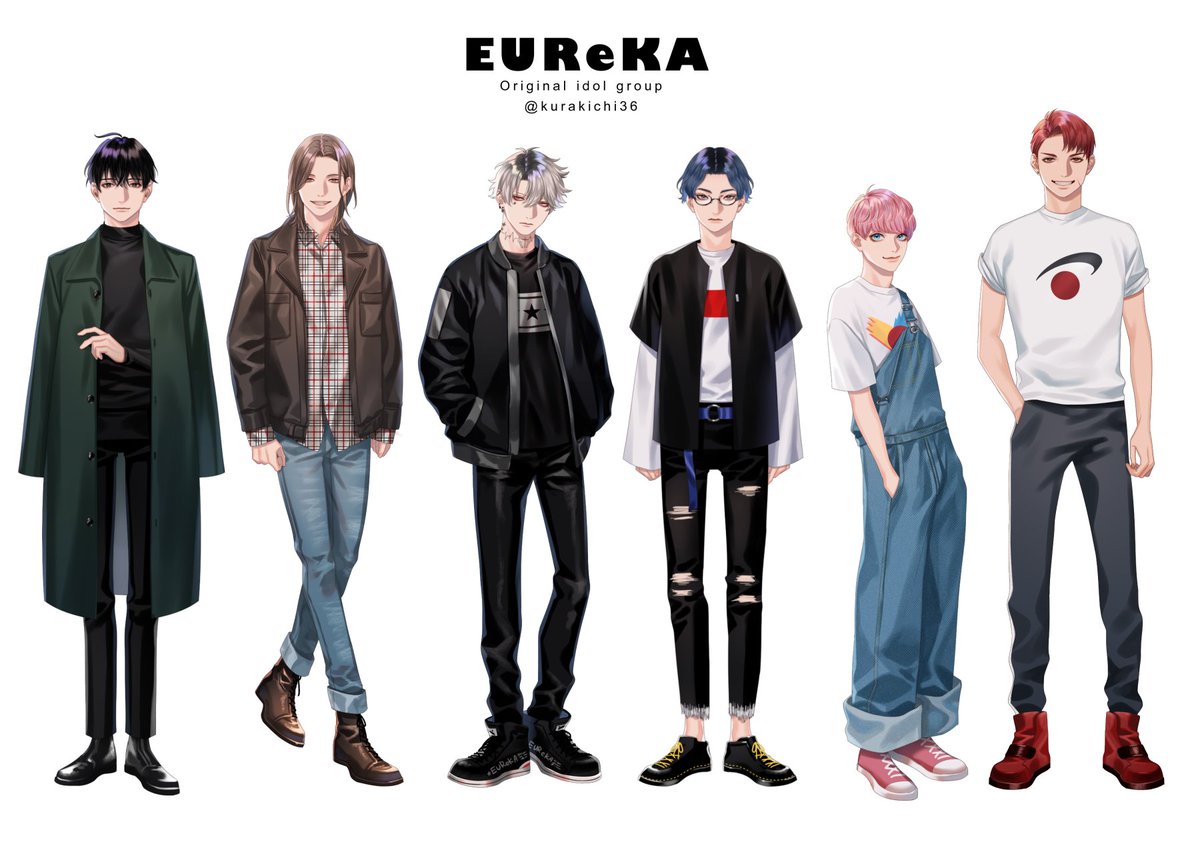 「創作アイドル『EUReKA』??
#k36fam 」|倉吉サム🐢5/5にじそ07のイラスト