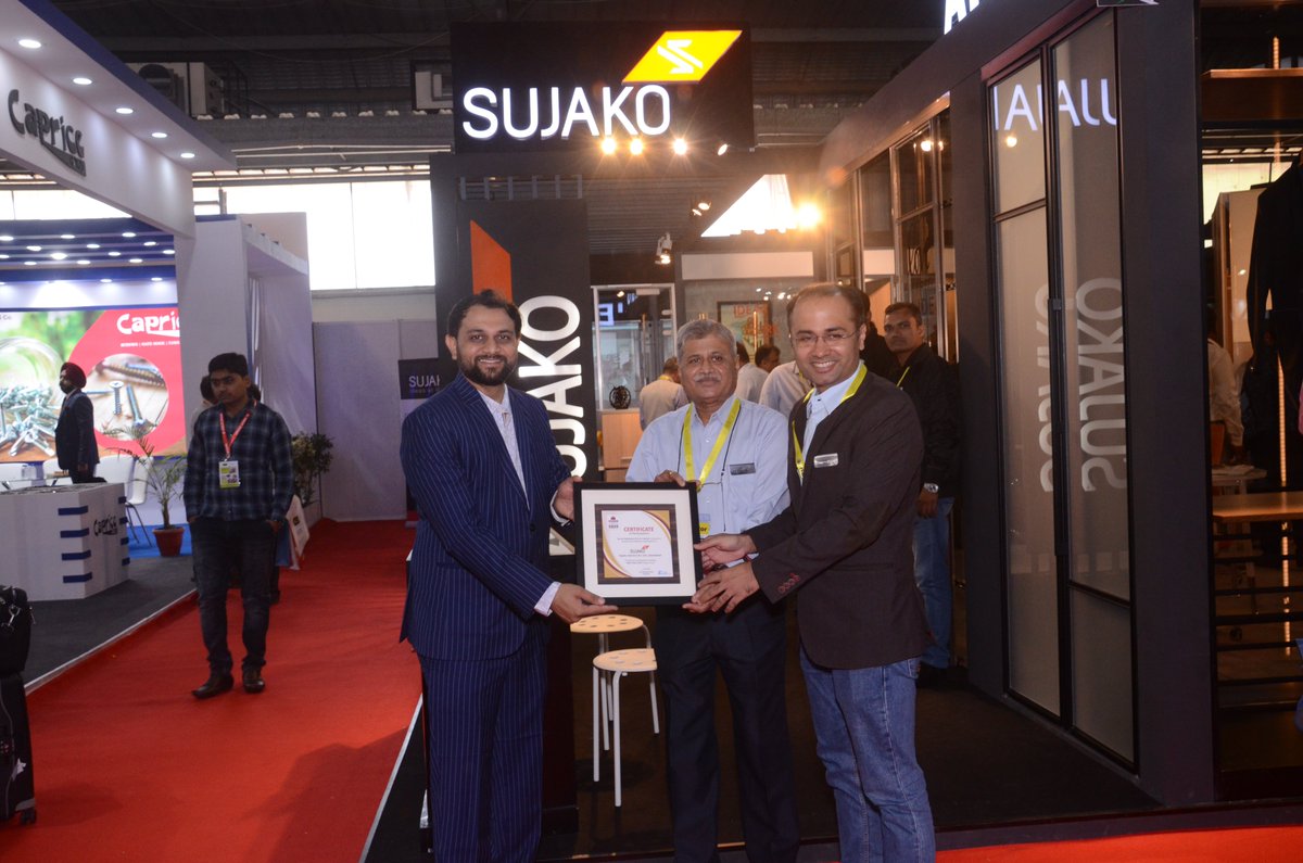 HBLFShow's tweet photo. A quick dekko of Sujako Interiors Pvt Ltd that rocked at @HBLFShow 2019!
#AristoIndia #SlidingDoorSystems #InteriorHardwareProducts #SujakoInteriors #ModularFurniture #HBLFShow #Gandhinagar https://t.co/AQ2BUIBQXI