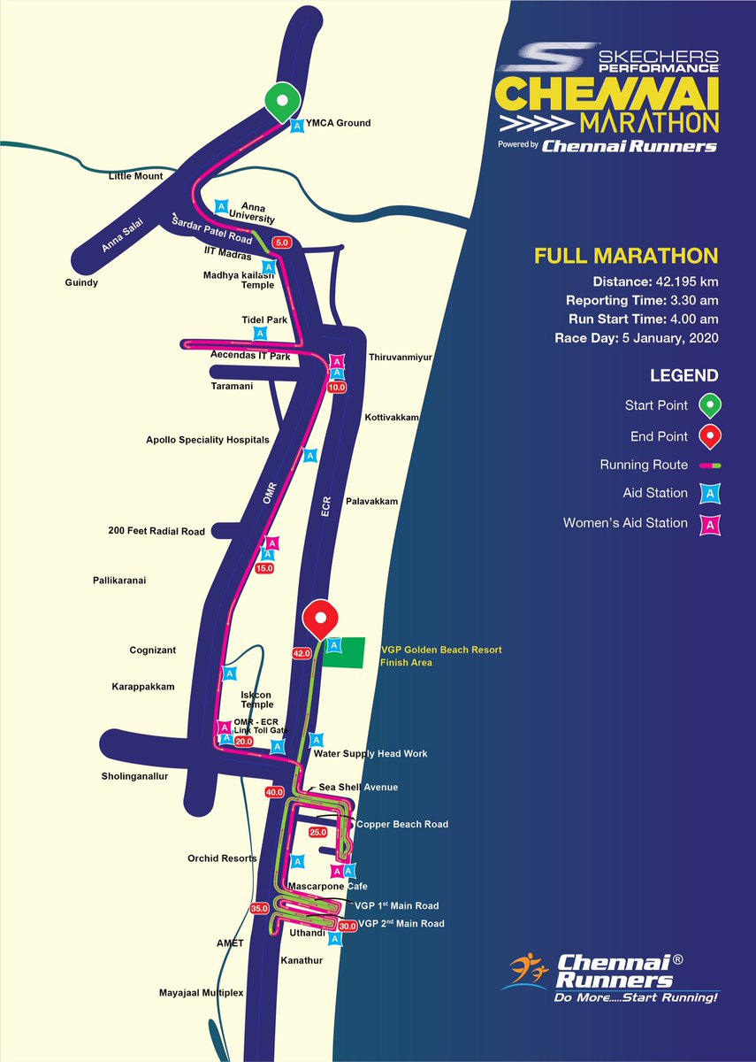 skechers marathon route