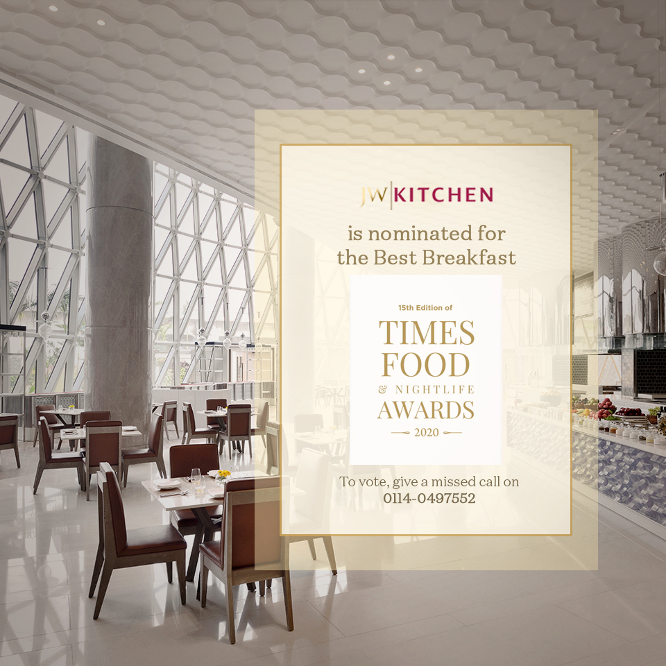JWKolkata's tweet photo. The Times Food and Nightlife Awards is back with their 2020 edition, our restaurant &amp; lounge offerings have been nominated! So, keep sharing the love &amp; help us win by voting for us.  #TimesFoodandNightlifeAwards2020  #JWKitchen #JWVintageAsia #Gold #JWMarriottKolkata #JWAsiaFB https://t.co/eQYIinmm0W