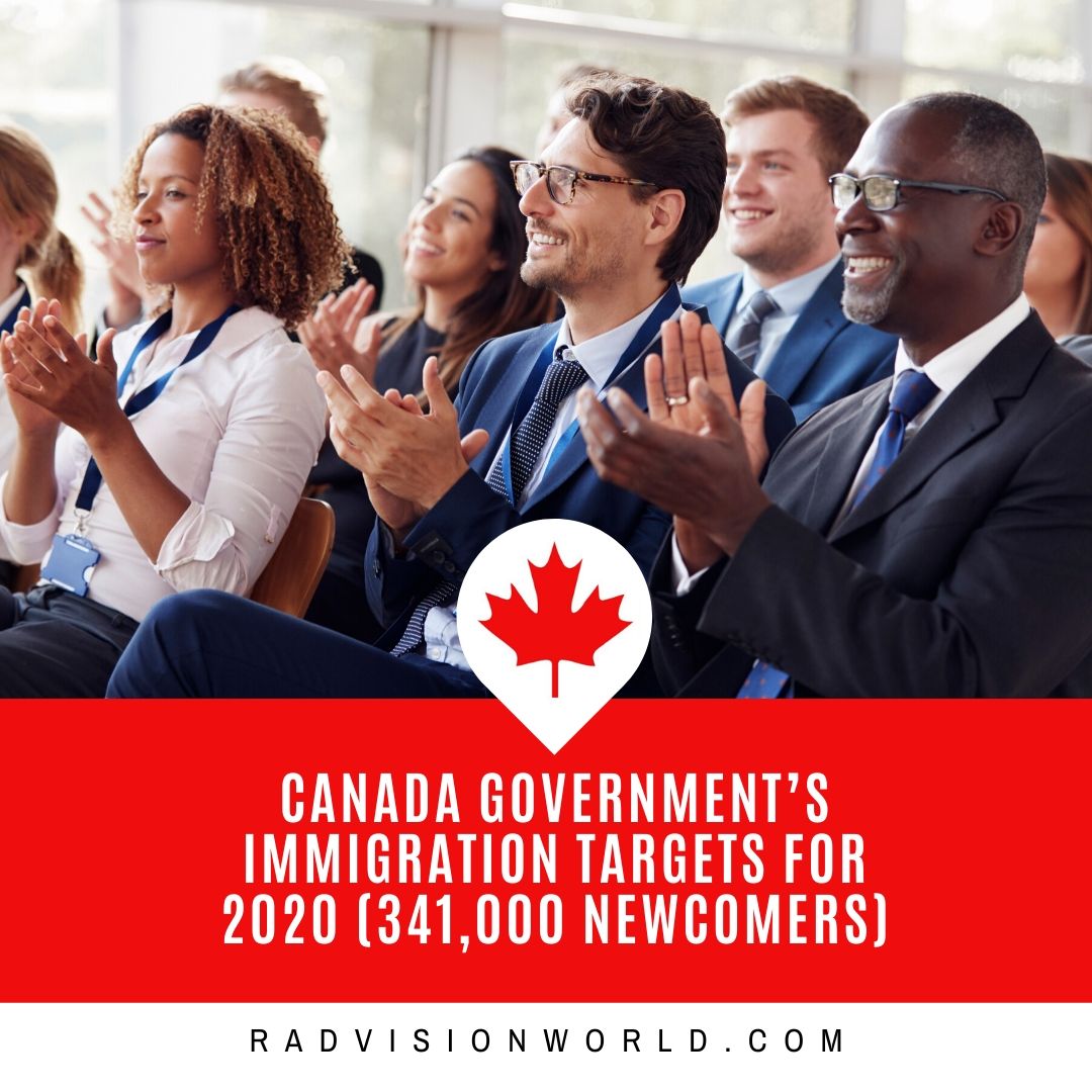 anikaradvision's tweet image. Canada government’s immigration targets for 2020 (341,000 newcomers) and 2021 (350,000 newcomers). Find out if you are eligible for any Canadian immigration programs bit.ly/2Se4tPY
#CanadianImmigration #ImmigrationPrograms #Canada #Immigration  #RadvisionWorld #CanadaPR