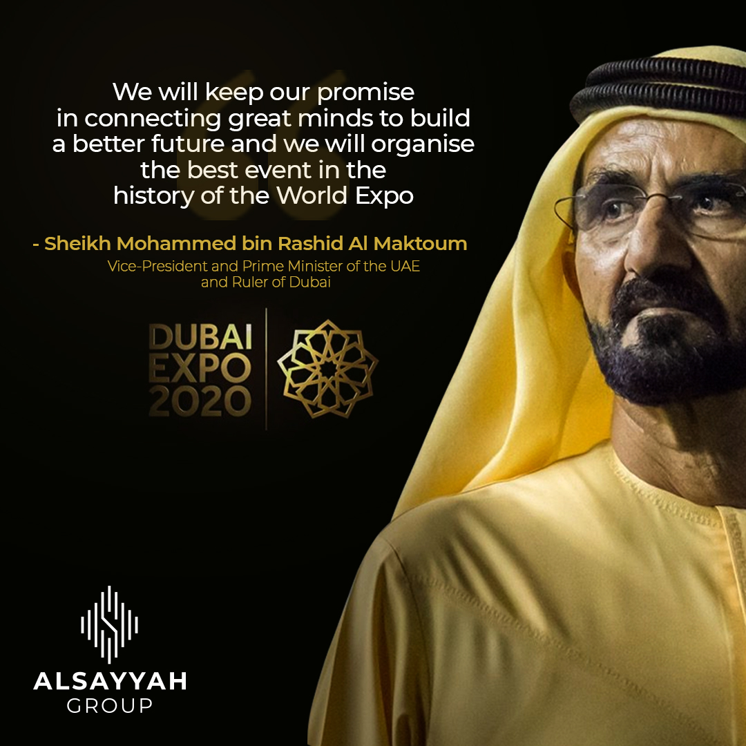 Alsayyahgroup's tweet photo. As the countdown begins to Expo 2020, we can’t wait to see the change and bridging of gaps between some of the world’s pressing issues for a better future.
.
.
.
#Alsayyah #AlSayyahGroup #Expo2020 #RealEstate #RealEstateInDubai #Dubai #UAE #ImpactofExpo2020 #RealEstateTrends https://t.co/548iTmPZJl