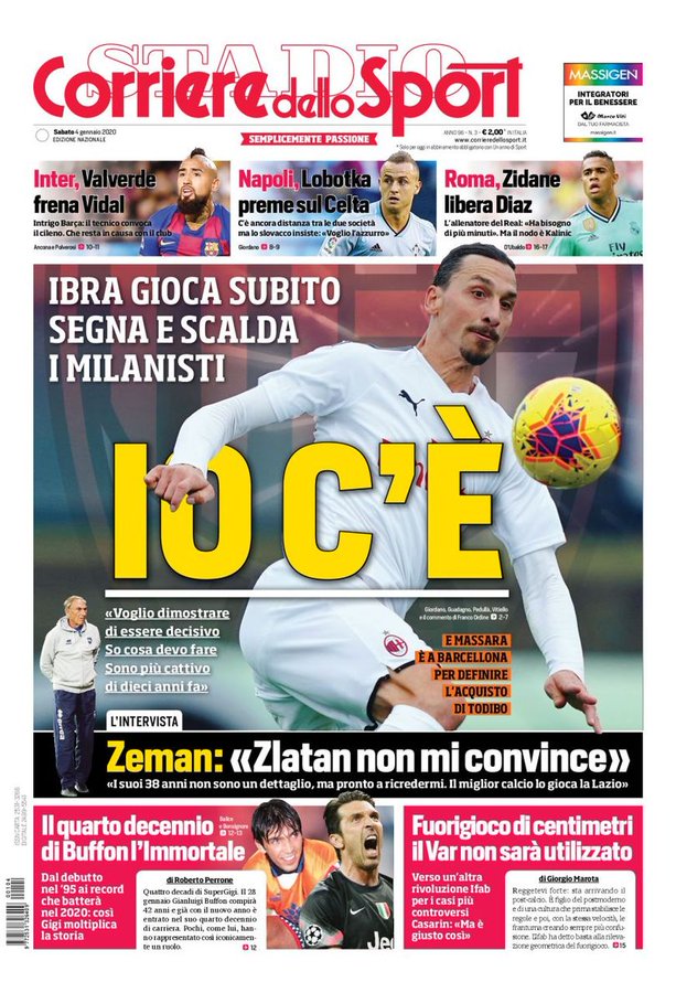 Front Pages, La Gazzetta dello Sport, Corriere dello Sport ...