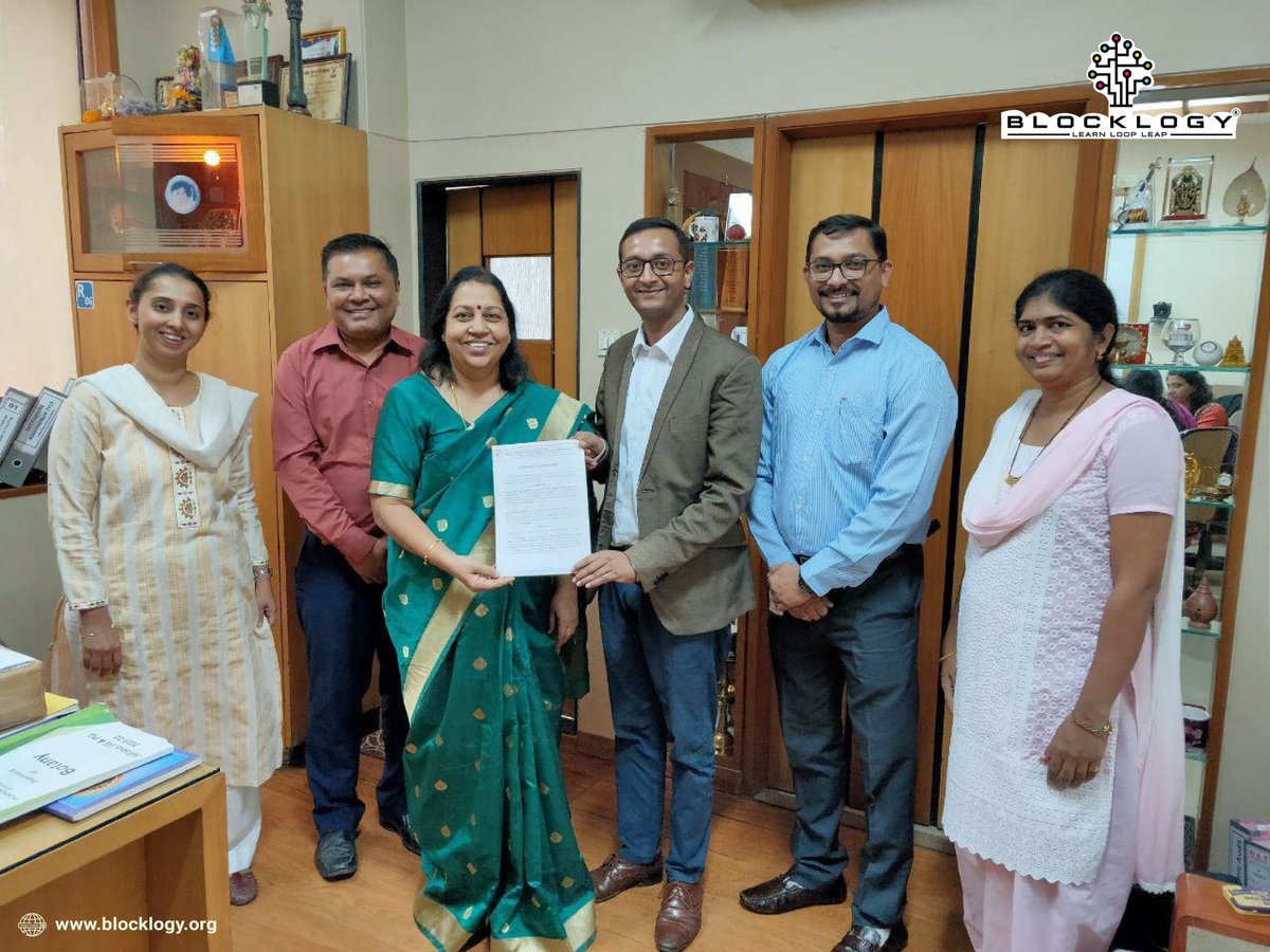 kmpards's tweet photo. #Blocklogy Edutech is delighted to announce our newly signed MOU with Prestigious Ramniranjan Jhunjhunwala College Ghatkopar, Mumbai.

Visit: https://t.co/JsTRgOKxSv

#blocklogy #MoU #blockchainprogramming #blockchaineducation #basicsofblockchain #blockchaincertification https://t.co/hFTVmBbU0r
