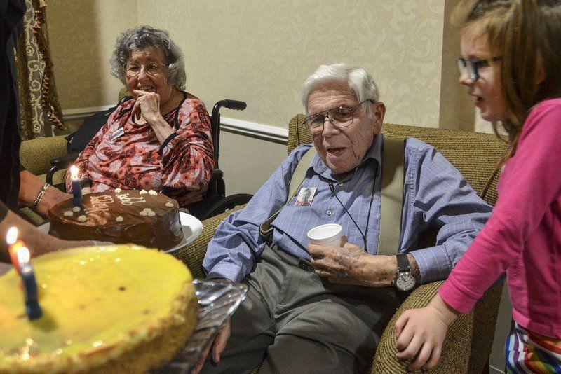 ikessoldiers's tweet photo. Walter Sommers, #WWII Veteran &amp; #Holocaust "witness," volunteers his time &amp; shares his story. Born in Frankfurt, Germany, in Dec, 1920, Sommers &amp; his family fled Germany weeks after the Night of Broken Glass. Sommers joined the @USArmy. https://t.co/aja5yMvI6D

@HolocaustMuseum https://t.co/5DGRgfJCHO