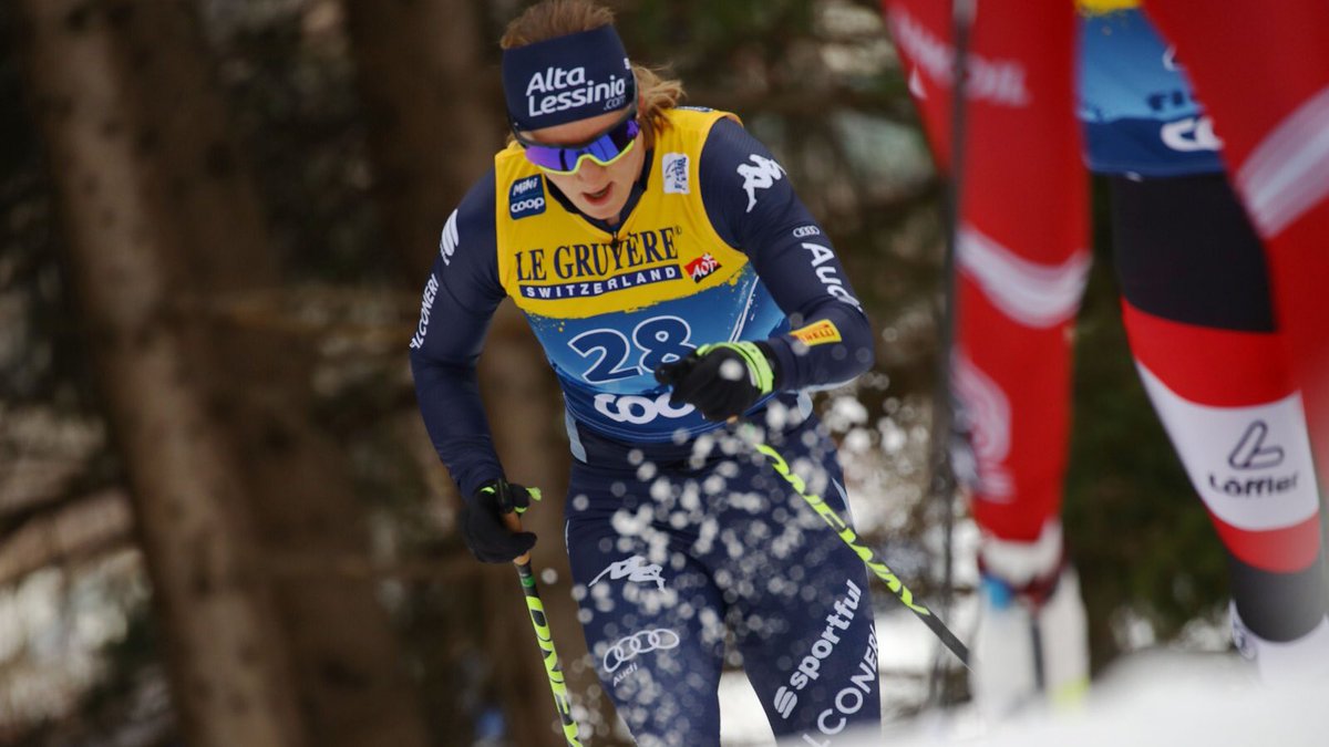 ItaliaTeam_it's tweet photo. BRAVISSIMA LUCIA! 👏
In Val di Fiemme miglior risultato in Coppa del Mondo per Lucia #Scardoni, quinta nella sprint a tecnica classica del Tour de Ski!
#ItaliaTeam @Fisiofficial https://t.co/54THRs1BxD