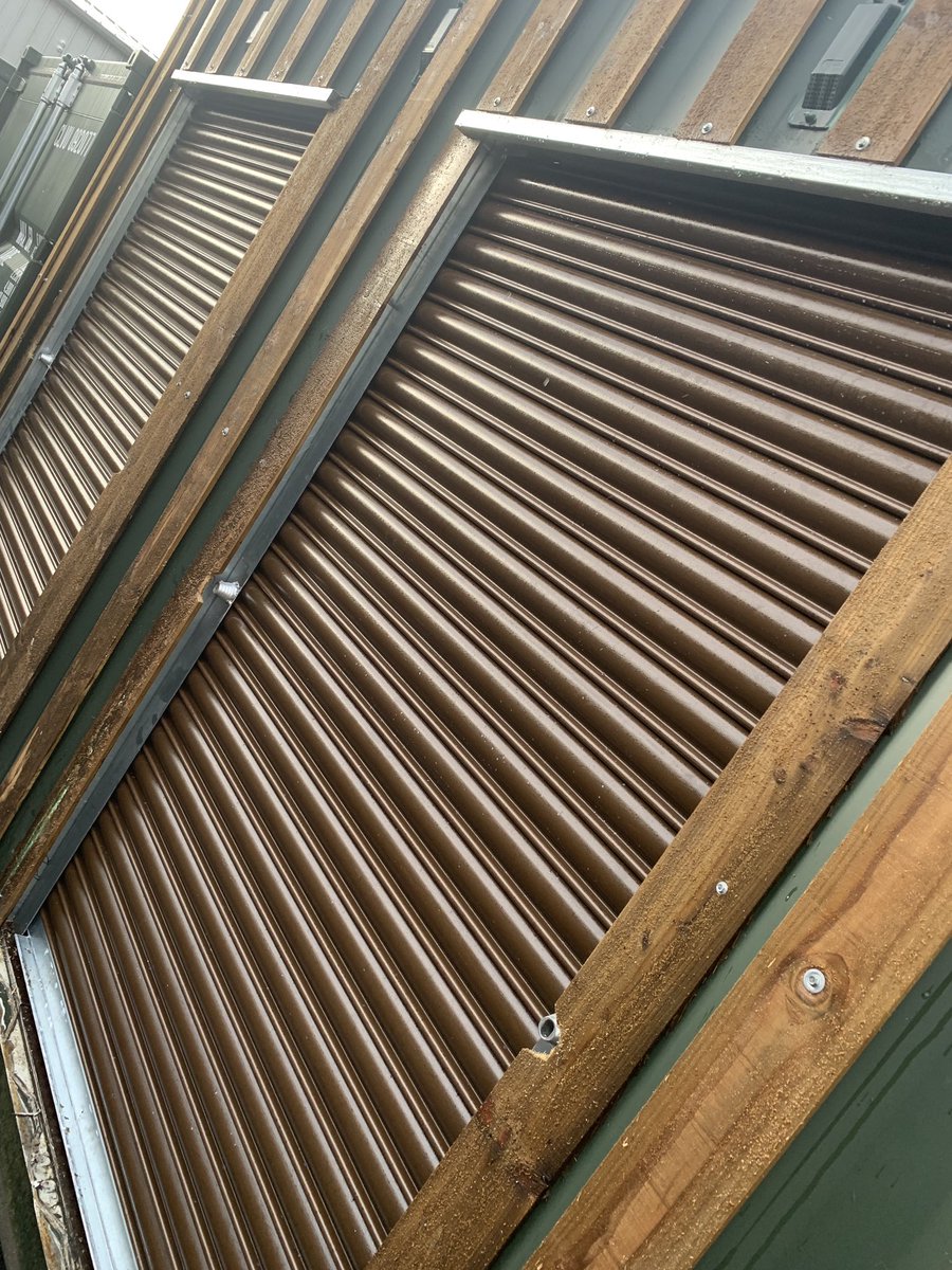 PKshutters's tweet photo. Who said Shipping containers had to be ugly. The last few days project. Ready for rental after some minor finishing touches. Insulated roof, caps and treads to finish! 😎. Also available for sale. https://t.co/dWCWe8nGHW