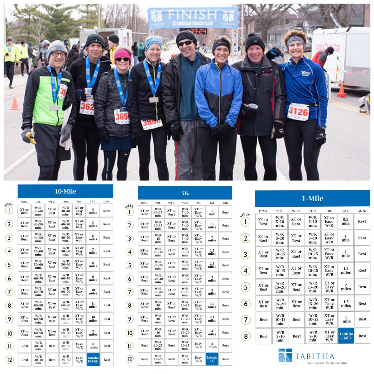 TabithaHealth's tweet photo. It's #LTCSignUpSaturday!
Register for the #TabithaMilesForMealsRun on March 28, the perfect spot in your #LincolnTrackClub #LNKMarathon training plan
Find out more at https://t.co/OZjdIQDijA https://t.co/OLdla2On3s