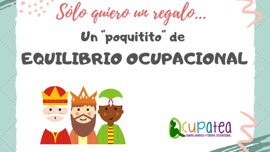 Si es que... tampoco pido mucho ¿dónde está mi Equilibrio Ocupacional? Si alguien lo encuentra que me lo devuelva.