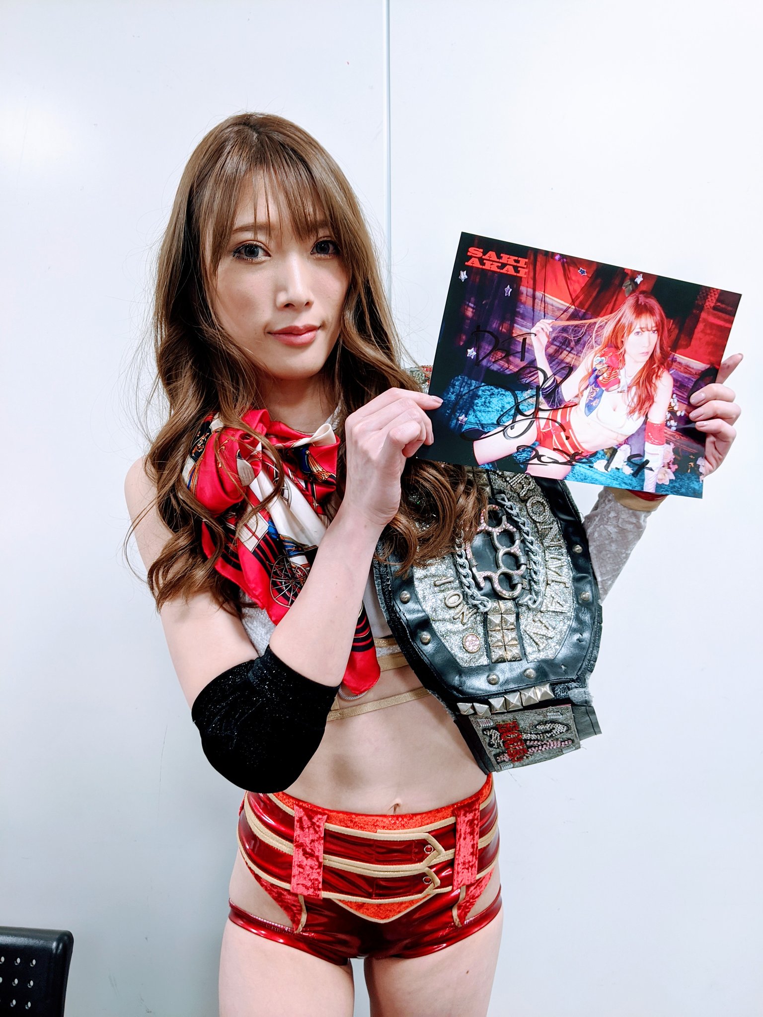 赤井沙希選手 10周年記念大会 チェキ、ミニポスター、入場配布物 赤井沙希選手 10周年記念大会 チェキ、ミニポスター、入場配布物