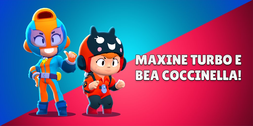 Brawl Stars It On Twitter Maxine Turbo E Bea Coccinella Sono Ora Disponibili - disegni di brawl stars bea