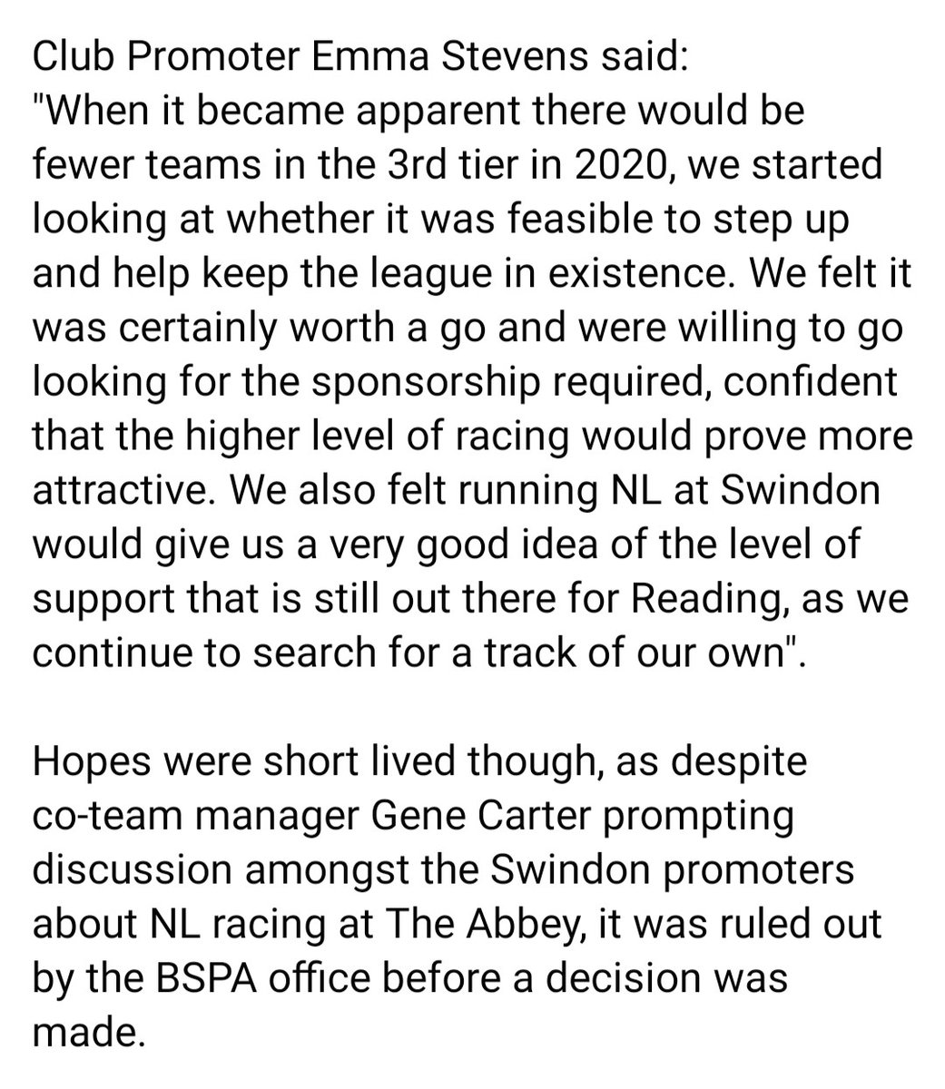 Happy New Year, Will the Racers be back in 2020 🤔 <a href="/RobinsUpdates/">Robins Updates 🇬🇧</a> <a href="/SpeedwayGB/">Official British Speedway</a> <a href="/UprightSpeedway/">Upright Speedway </a> <a href="/btsport/">TNT Sports</a> @Eurosport_UK <a href="/SkySports/">Sky Sports</a>