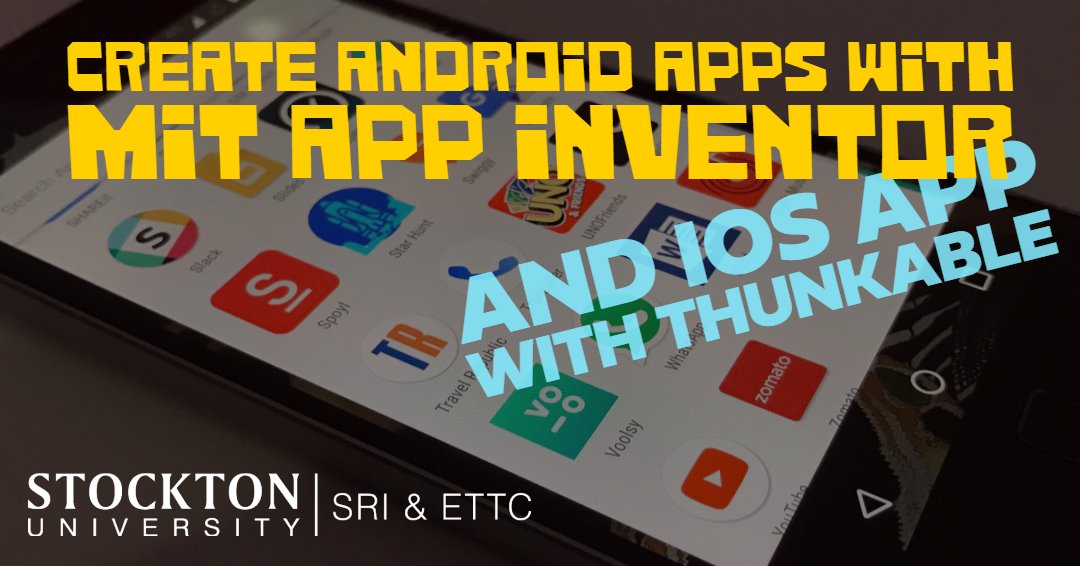 Sweederm1's tweet photo. sriettc: Create Android Apps with MIT App Inventor and iOS App with Thunkable on 2/6/20 with Philip Polsinelli #NJCHAT #Edchat #Paedchat #PATeach #Mdedchat #Mdeschat #Njed https://t.co/nrAwJJABST https://t.co/XNXdK3DbDU