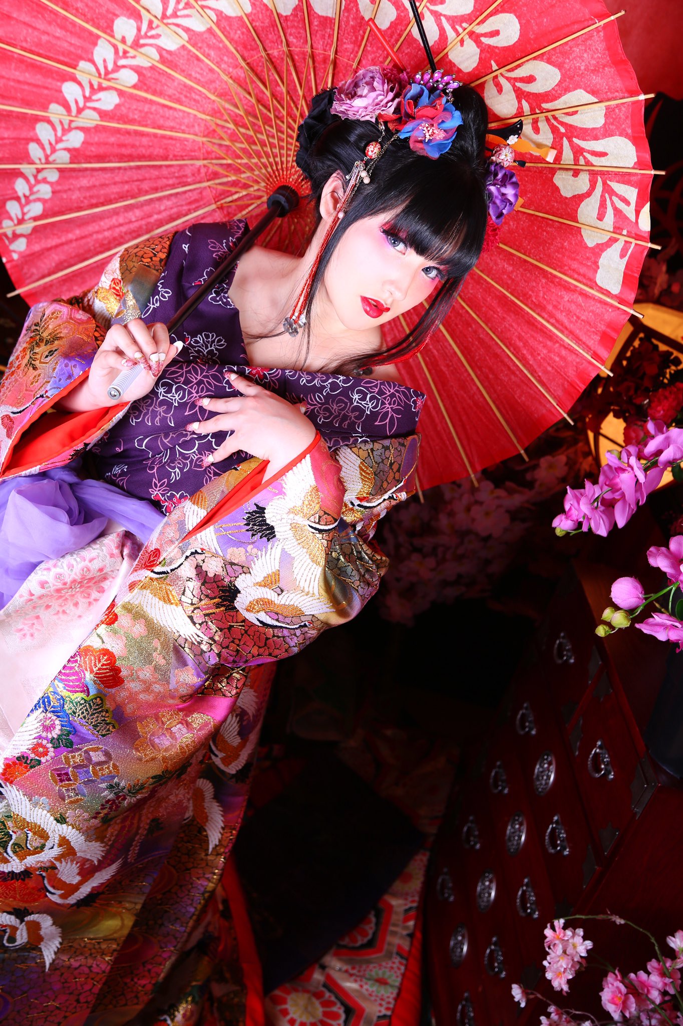 𝑅𝐴𝐼𝐾𝐼 Basaraと花魁 リベンジ 次 美容院行くとき またベリーベリーショートにするぜ とか 思ったけど花魁リベンジの為に こん時と同じ位 髪を頑張って伸ばすぞ で つぎは 鶴丸イメージカラーの着物にする ぞ 鶴丸の夢豚 する