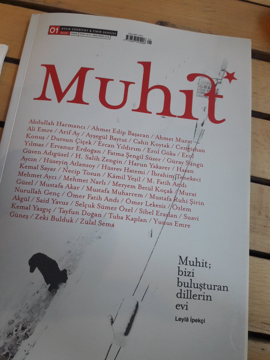 Emeği geçen herkese teşekkür ediyorum. Gerçekten okunması,düşünmesi gereken bir dergi aslında dergide değil,roman tadında bir eser...
<a href="/muhitdergi/">Muhit Dergi</a>