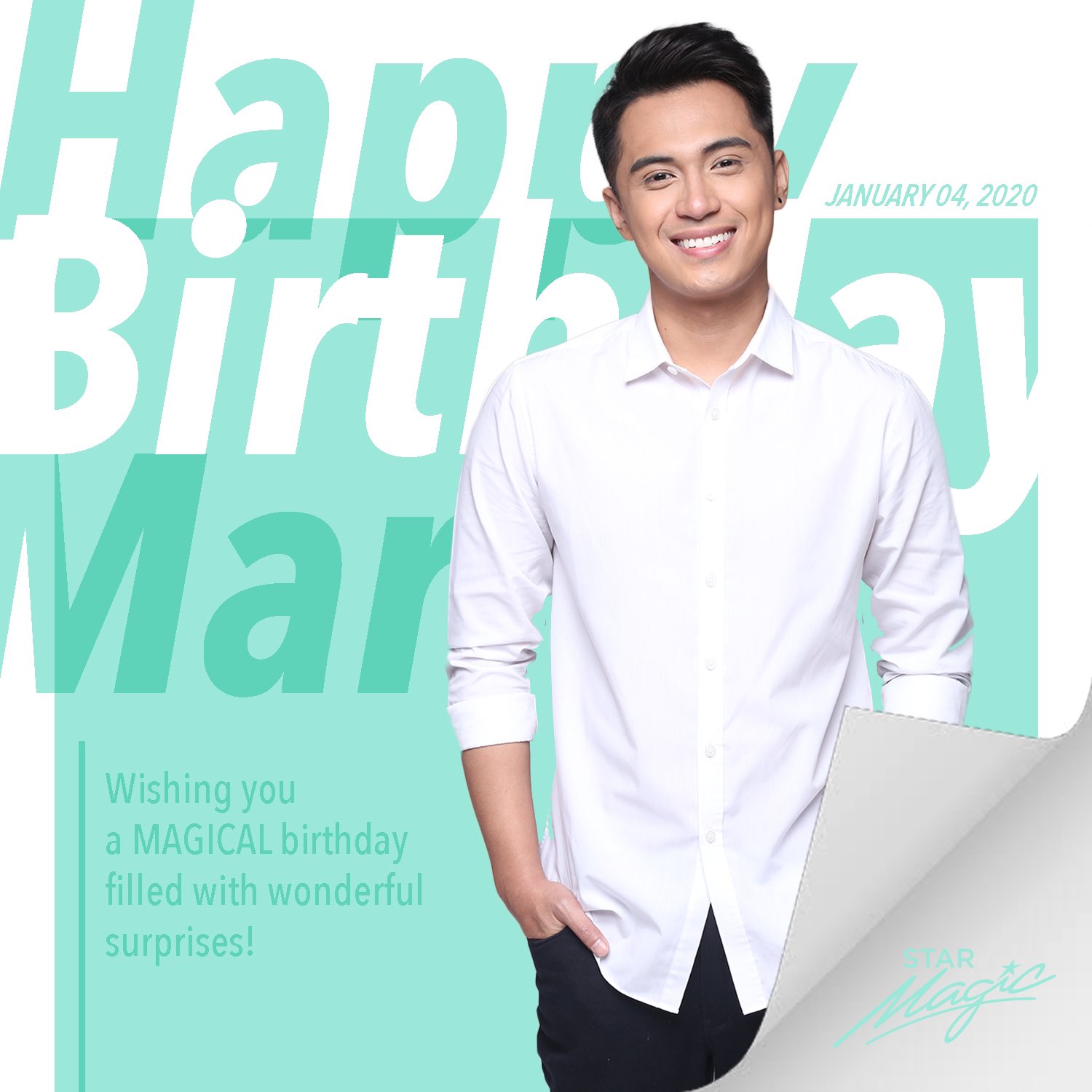 Happy Birthday ! 
May all your wishes come true. 
Love your family! 