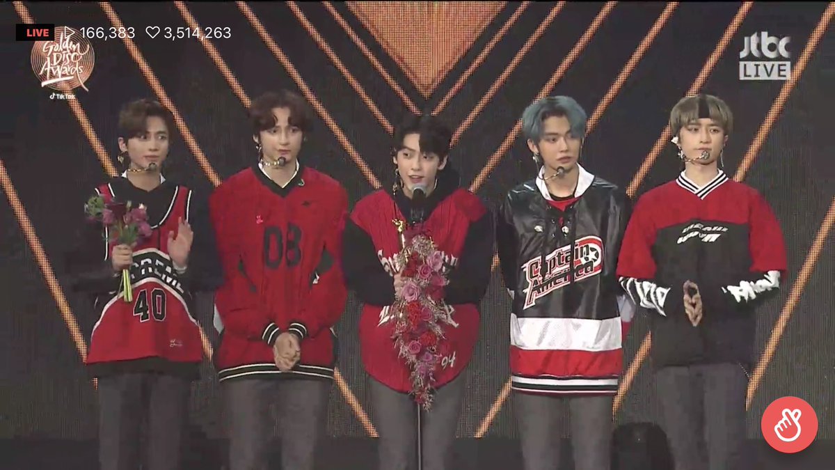 linikyu's tweet photo. Congratulations to TXT for winning Rookie of the Year at the 2020 Golden Disc Awards!!!

#TXT8thROTY #TXTatGDA @TXT_members @TXT_bighit https://t.co/vS9xiJjUW0